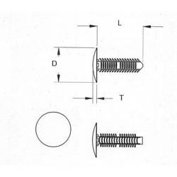 BPFR-5-12B (12.7),Nity plastikowe żebrowane grzebieniowe,12 mm,Czarne,Nylon,500szt